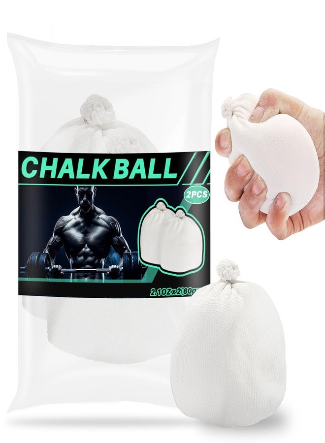 RAINFLOW 2PCS Chalk Ball - Climbing Chalk Gymnastics Magnesium Lifting for Gym, Gymnastics, Grip, Climbing, Weightlifting (2PCS Chalk Ball) - Image 1